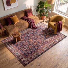 Tapis oriental – Liva Herati Bleu
