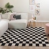 Tapis en coton - Gambit Noir/Blanc - thumbnail
