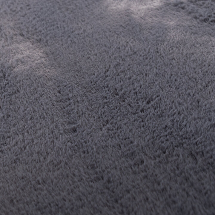 Tapis rond à poils courts - Cozy Anthracite - 2