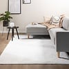 Tapis rond à poils courts - Cozy Blanc - thumbnail