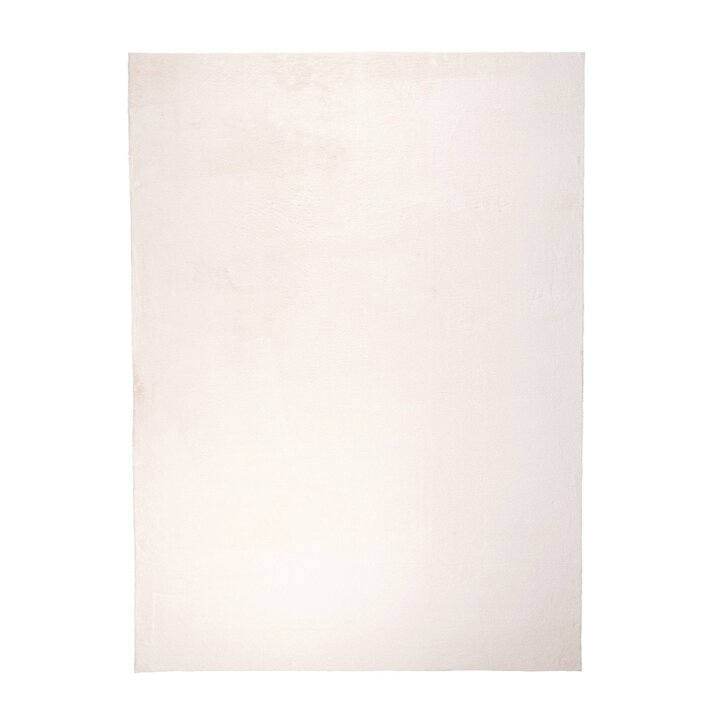 Tapis rond à poils courts - Cozy Blanc - 1