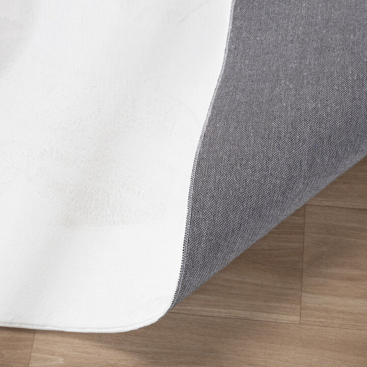 Tapis rond à poils courts - Cozy Blanc - 6