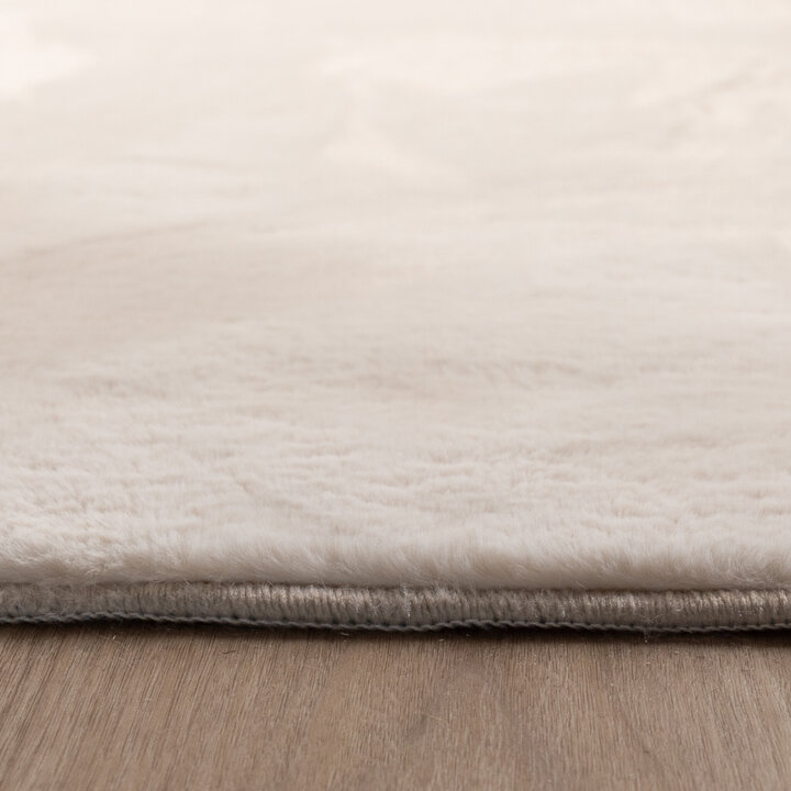 Tapis rond à poils courts - Cozy Crème - 5