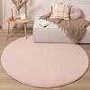 Tapis rond en jute pour l'extérieur - Vivid Rose - thumbnail 1