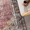 Tapis rond en jute d'extérieur - Kairo Medaillon Bordeaux - thumbnail 3