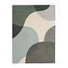 Tapis abstrait - Clarice Vert Olive/Menthe - thumbnail 1