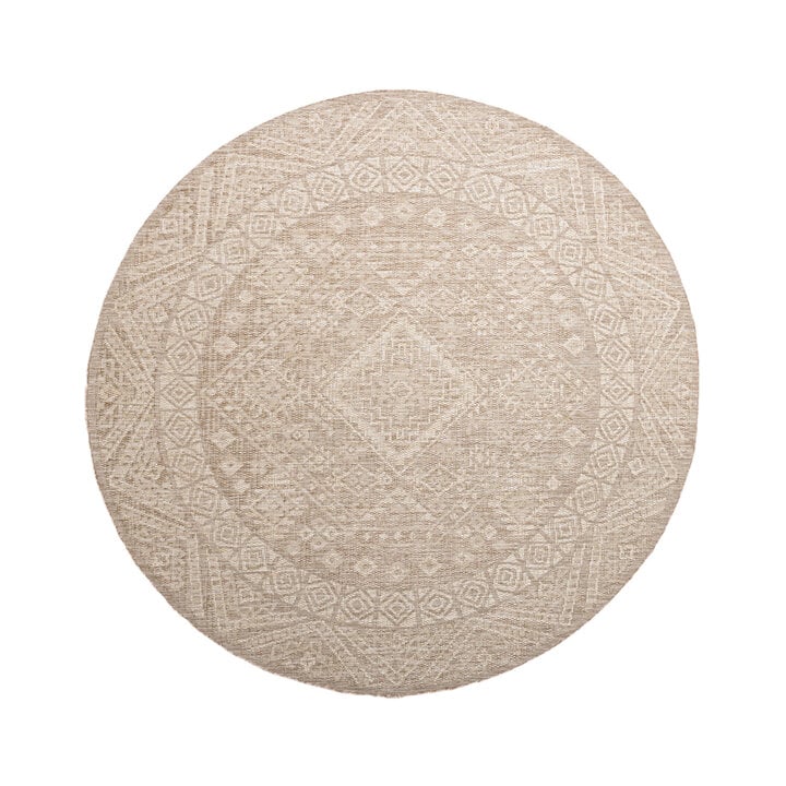 Tapis durable - Atlas Aztec Marron/Crème - 1