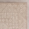 Tapis d'extérieur en jute - Atlas Aztec Marron/Crème - thumbnail 4