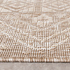 Tapis d'extérieur en jute - Atlas Aztec Marron/Crème - thumbnail 5