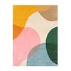 Tapis abstrait - Clarice Multicolore - thumbnail 1