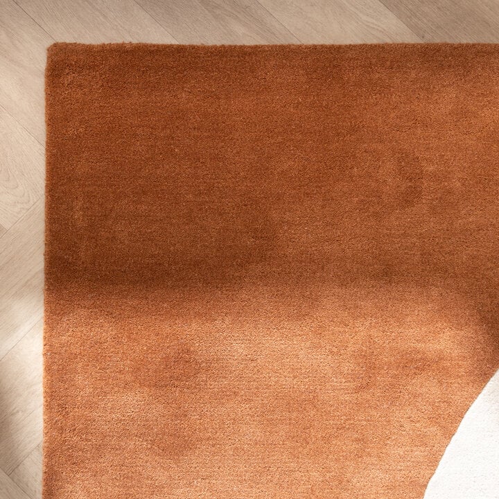 Tapis abstrait - Clarice Terracotta  - 4