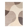 Tapis abstrait - Clarice Marron/Beige - thumbnail 1