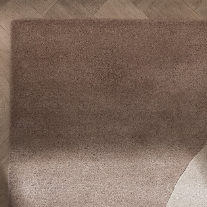 Tapis abstrait - Clarice Marron/Beige - 4