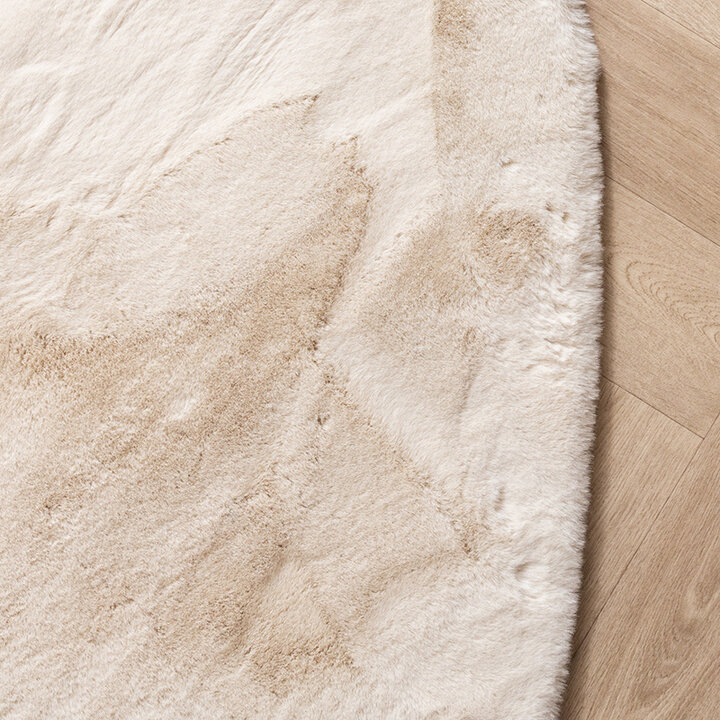 Tapis doux à poils longs - Comfy Supreme Pebble Crème - 4
