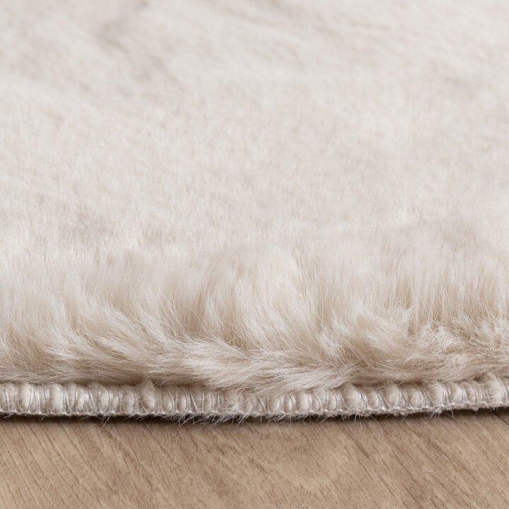 Tapis doux à poils longs - Comfy Supreme Pebble Crème - 5