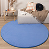 Tapis rond en jute pour l'extérieur - Vivid Bleu - thumbnail 1