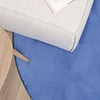Tapis rond en jute pour l'extérieur - Vivid Bleu - thumbnail 2