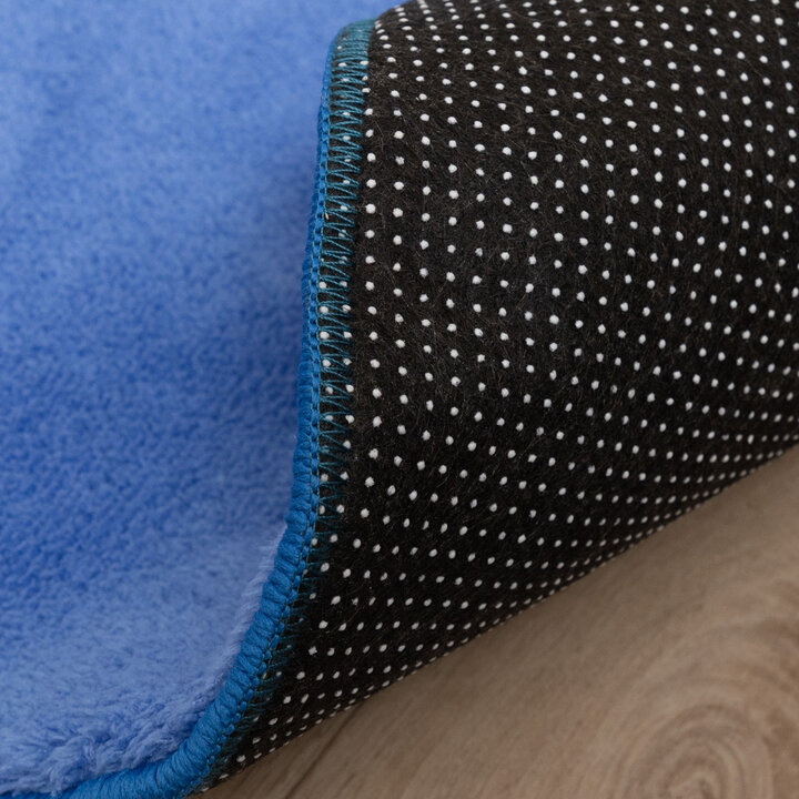 Tapis rond en jute pour l'extérieur - Vivid Bleu - 6