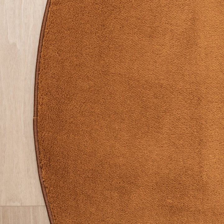 Tapis rond en jute pour l'extérieur - Vivid Terracotta - 4