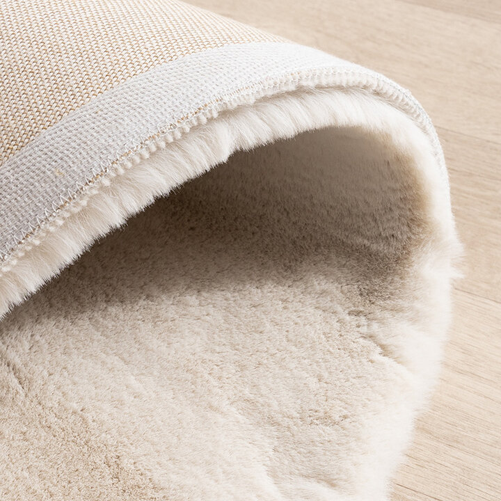 Tapis doux à poils longs - Comfy Supreme Ripple Crème - 6