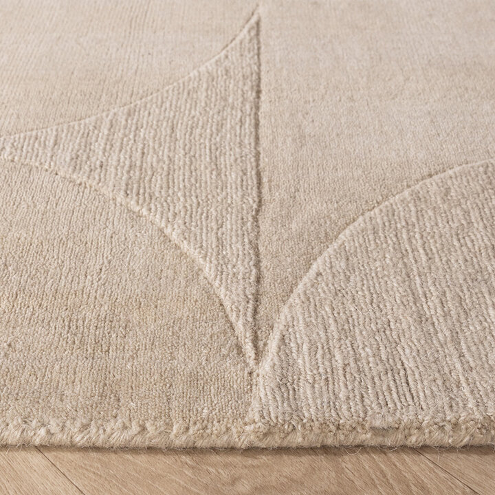 Tapis en laine - Giselle Circles Crème - 5