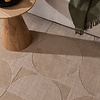 Tapis en laine - Giselle Circles Beige - thumbnail 2