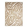 Tapis lavable - Dunya Zebra Beige/Blanc - thumbnail 1