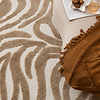Tapis lavable - Dunya Zebra Beige/Blanc - thumbnail 2