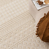Tapis lavable - Dunya Geo Blanc - thumbnail 2