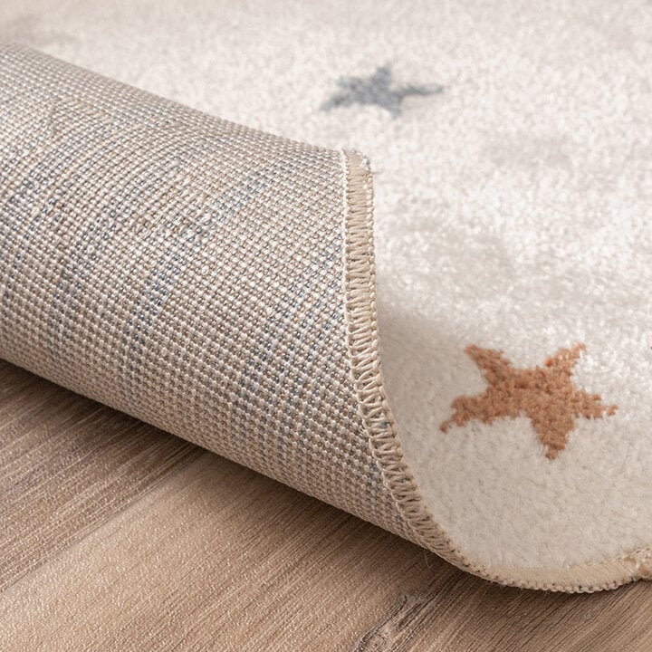 Tapis rond en jute pour l'extérieur - Ravi Stars Multicolore - 6
