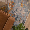 Tapis moderne - Bush Bleu/Terra - thumbnail 2