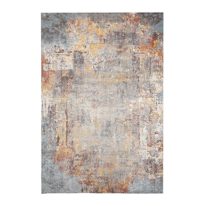 Tapis moderne - Bush Bleu/Multicolore - 1