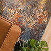 Tapis moderne - Bush Bleu/Multicolore - thumbnail 2