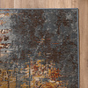 Tapis moderne - Bush Bleu/Multicolore - thumbnail 5