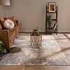 Tapis moderne - Bush Turquoise/Crème - thumbnail