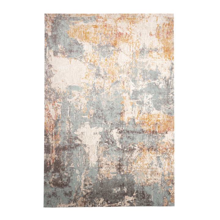 Tapis moderne - Bush Turquoise/Crème - 1