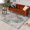 Tapis en viscose - Leyla Medaillon Vert - thumbnail