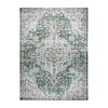 Tapis en viscose - Leyla Medaillon Vert - thumbnail 1