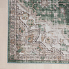 Tapis en viscose - Leyla Medaillon Vert - thumbnail 5