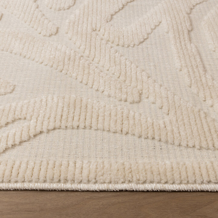 Tapis lavable - Dunya Zebra Blanc - 5