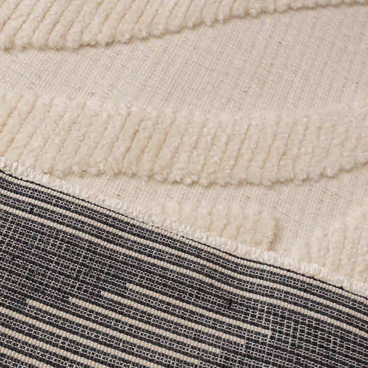 Tapis lavable - Dunya Zebra Blanc - 6