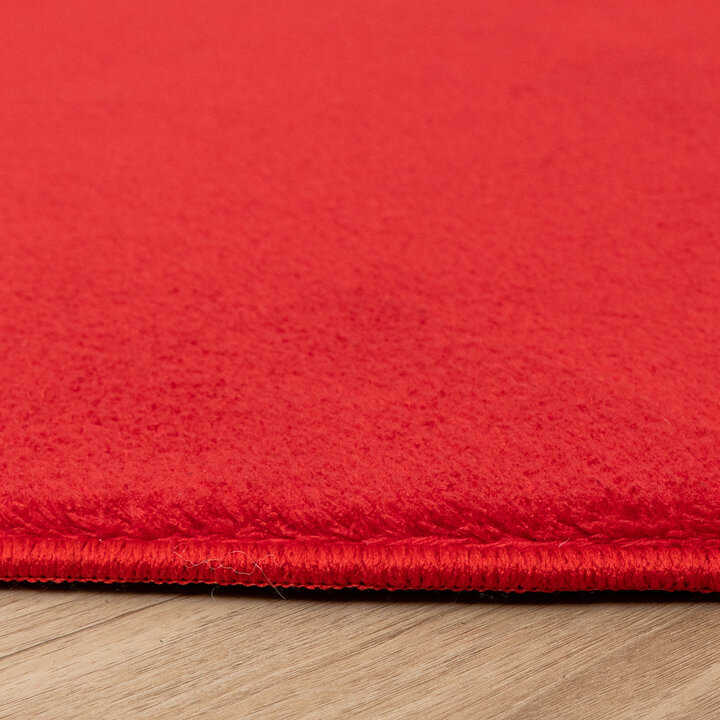 Tapis rond en jute pour l'extérieur - Vivid Rouge - 5