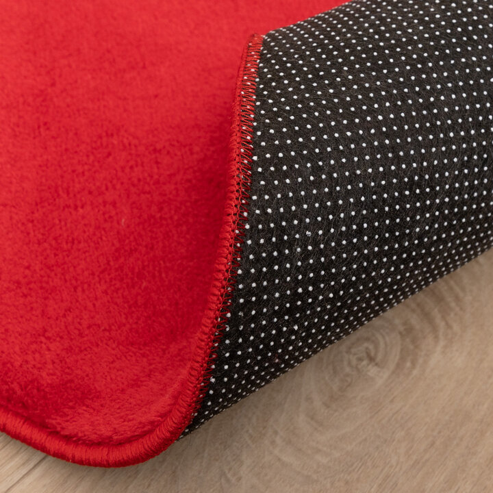 Tapis rond en jute pour l'extérieur - Vivid Rouge - 6