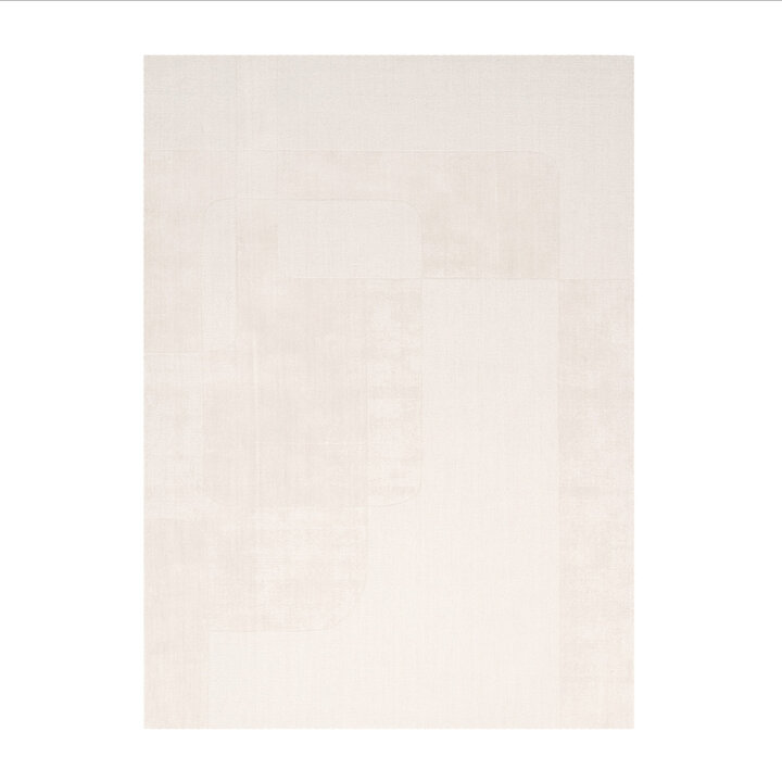 Tapis en laine - Giselle Abstract Blanc - 1
