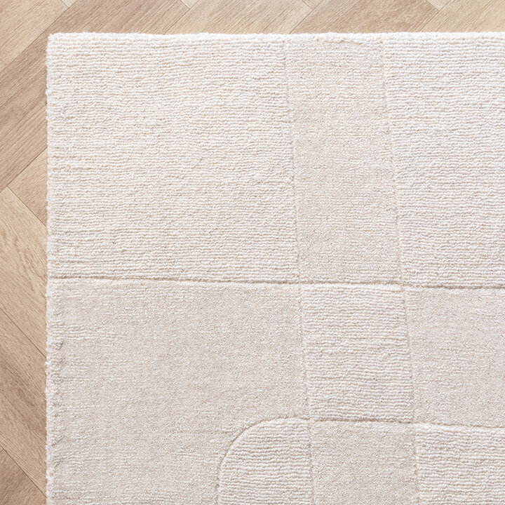 Tapis en laine - Giselle Abstract Blanc - 4