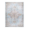 Tapis en viscose - Leyla Medaillon Bleu Clair - thumbnail 1