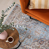 Tapis en viscose - Leyla Medaillon Bleu Clair - thumbnail 3
