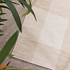 Tapis en sisal - Ranch Checkerboard Beige - thumbnail 2