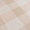 Tapis en sisal - Ranch Checkerboard Beige - thumbnail 3