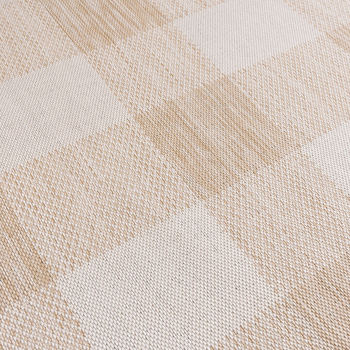 Tapis en sisal - Ranch Checkerboard Beige - 3